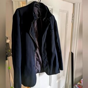 Zara slim jacket dark blue size L-XL
